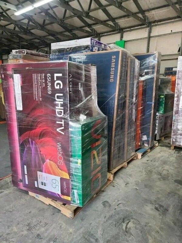TV Pallets for bulk TV storage in warehouses