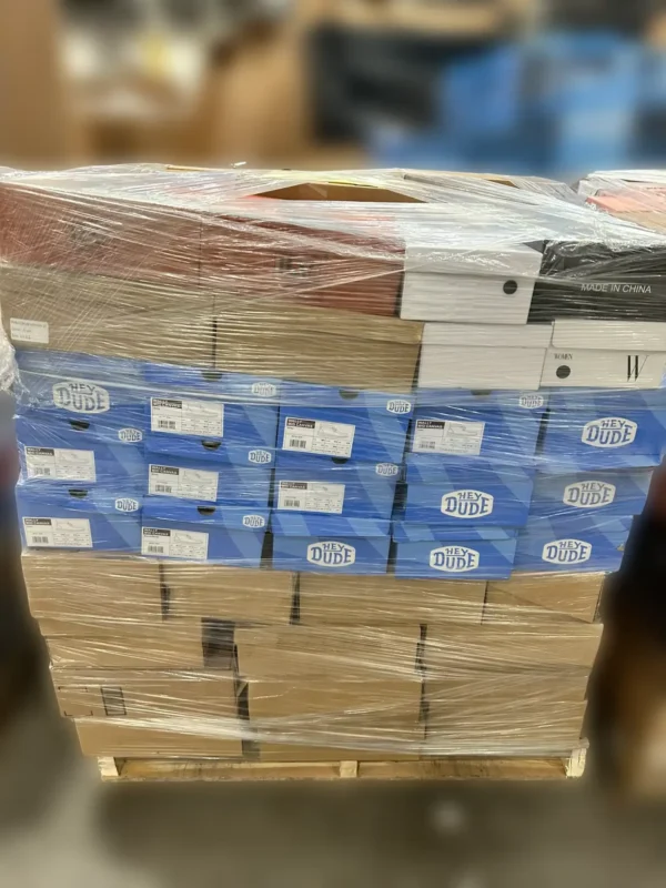 "Wholesale Branded Shoe Pallets – Pro Pallet Sales"