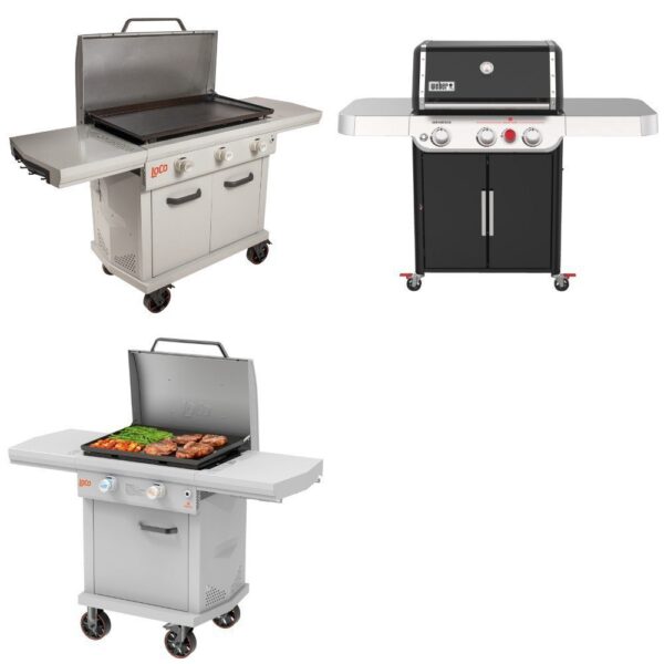 Truckload of 49 propane grills for outdoor retailers